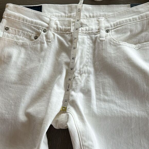 NWT! Abercrombie & Fitch Athletic Skinny Stretch White Distressed Jeans Sz 29x32 - Picture 5 of 14